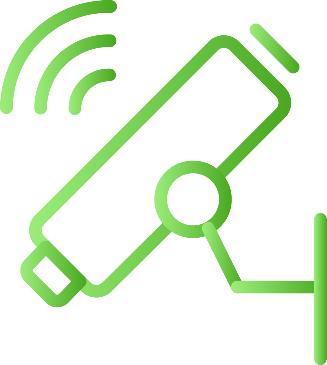 CCTV security camera icon representing surveillance systems